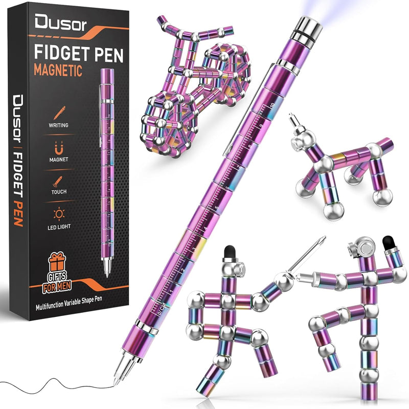 Gifts for Men Fidget Pen, Christmas Stocking Stuffers for Men Teen Boys – Fun for Kids & Family - Multicolored