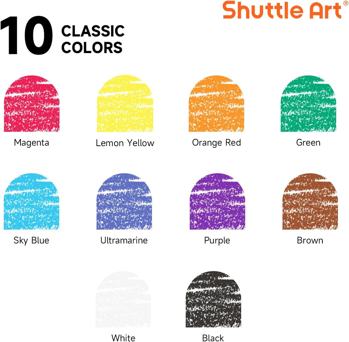 Shuttle Art crayon bulk class pack with 720 crayons sorted by color in a storage box - view 7