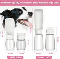 Portable Dog Water Bottle - White / 19oz - image 4