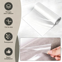 Anti Cat Scratch Furniture Protector Thicken Vinyl – Essentials for Cats - 11.8" x 197" - image 3