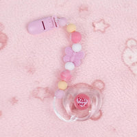 Aori pink magnetic pacifier and clip for reborn baby dolls - view 10