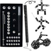 Fidget Gel Pen Gifts for Teens - Black