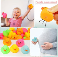 50pcs Mini Rubber Ducks Bath Toys - 50 - image 3