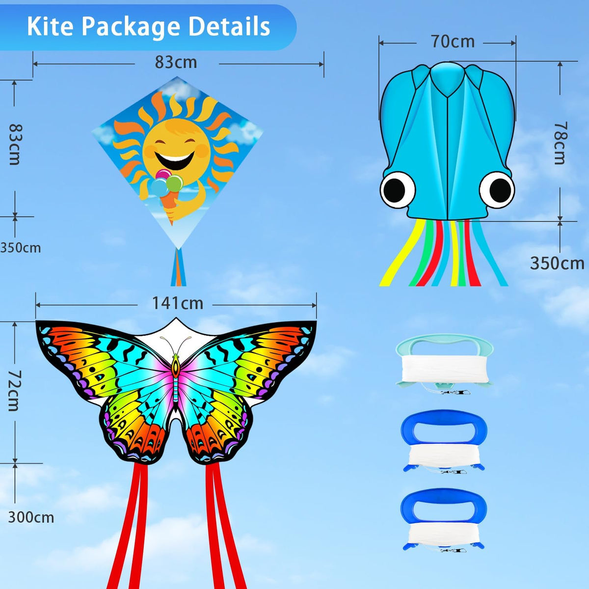 Yfafengs large octopus kite in waterproof cloth for kids and adults - view 26