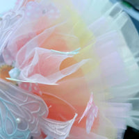 Dog Rainbow Butterfly Princess Dress Summer Thin - M - image 3