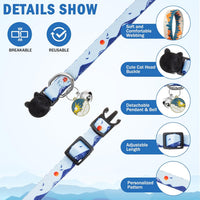 Breakaway Cat Collars with Bell - Mountains - image 2