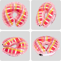 CuteBone Inflatable Cat Cone to Stop Licking After Surgery-Double Adjustable Neck Range P23SO00103S