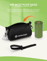 Gobeigo Dog Poop Bag Holder with Used Bag Carrier – Essentials for Dogs - Black - image 4