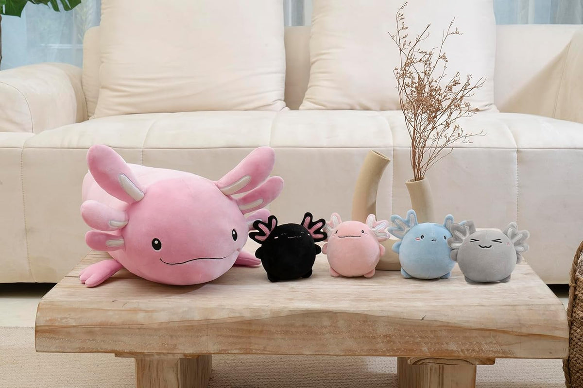 Niuniu Daddy Weighted Stuffed Animals - 0.5 Pounds / Axolotl-family / Family Set - image 2