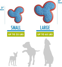 Hero Outer Armor, Fetch Ring Dog Toy, Floats & Squeaks, Blue – Essentials for Dogs - Propeller - Blue - image 2