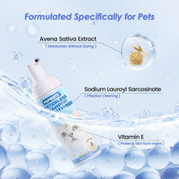 Cat Waterless Shampoo with Brush - 2 × 7 fl oz + 1 Brush - image 2