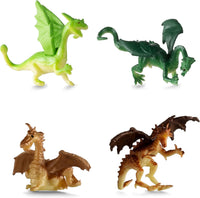 2 Inch Mini Dragon Toy Figures Rubbery Plastic Dragon Figurines – Fun for Kids & Family - 36-Pcs - image 3