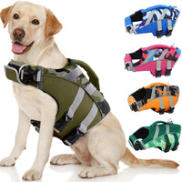 Kuoser Reflective Dog Life Jacket - L (Chest Girth:22.8-29.5'') / 5#GreenCamo