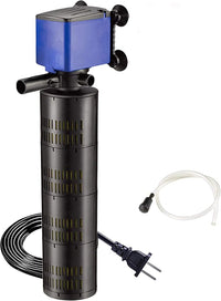 Water Pump 660 GPH 3-in-1 Submersible Internal Filter Aquarium Powerhead Water Pump Ultra Quiet for Aquarium,Fish Tank-2 Pack