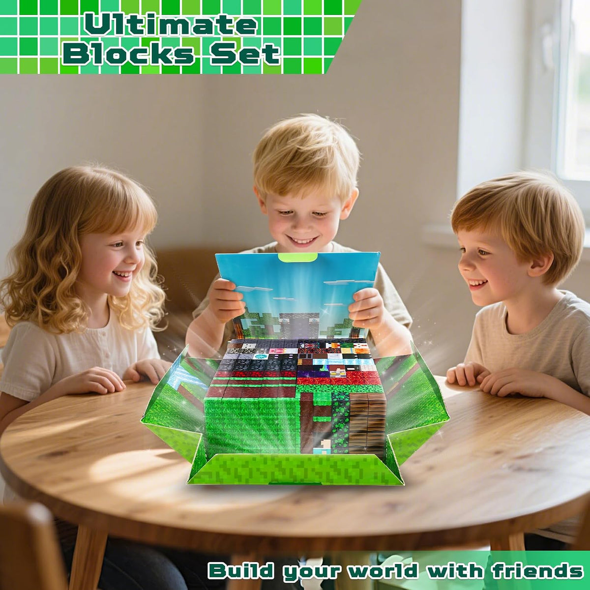 200 pcs Magnetic Blocks, Building Toys Gifts for Kids Age 3+ - Portal - 500 pcs - image 3