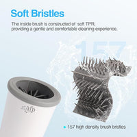 ALL FOR PAWS Low Noise Automatic Dog Paw Cleaner Electric Dog Paw Washer Cup for Dog Muddy Claws, USB Rechargeable Pet Foot Washer for Small and Medium-Sized Dogs
