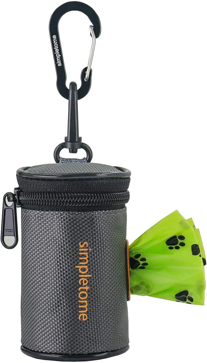 1680D Oxford Dog Poop Bag Holder with Clip for Leash or Belt
