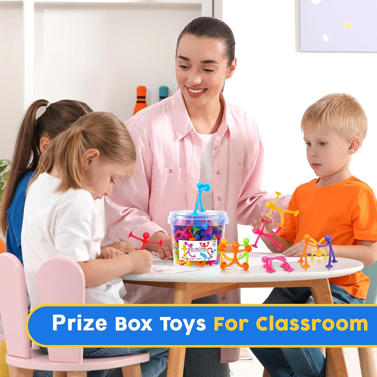 OleOletOy Suction Fidget Toys for Kids: 21 Pack Stretchy Sensory Toys – Fun for Kids & Family - 42 Pack - image 2