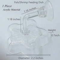 Aquarium Shrimp/Small Fish Feeding Dish Feeder Dish - Sakura Shaped - image 2