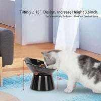 Detachable Elevated Cat Bowls - Black - image 4
