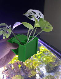 2 Pk Upgraded Aquarium Plant Holder - Green 2 - image 3