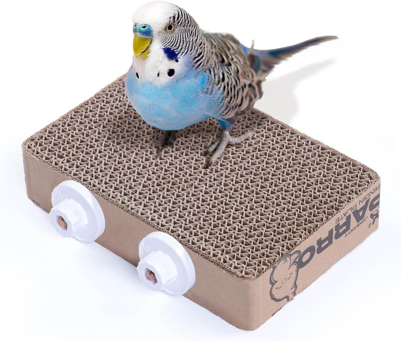 7.3 Inch Paper Bird Toys, Bird Platform, Parrot Toy - M