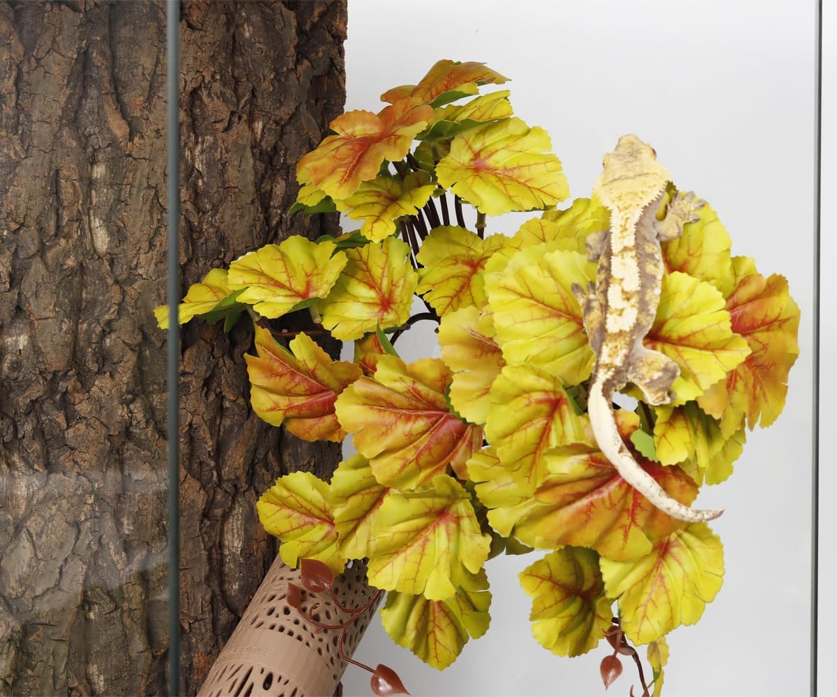 2Pack Reptile Plants for Terrarium - F-fake Heuchera Micrantha Yellow - image 3