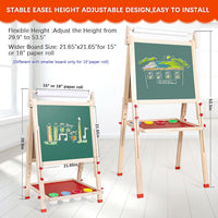 Ragstone Kids Easel Child Easel with Paper roll Double Sized - image 4