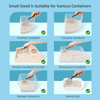 Niteangel Hamster Sand Bath Scoop: Can Removes Clump Waste Keeps - image 4