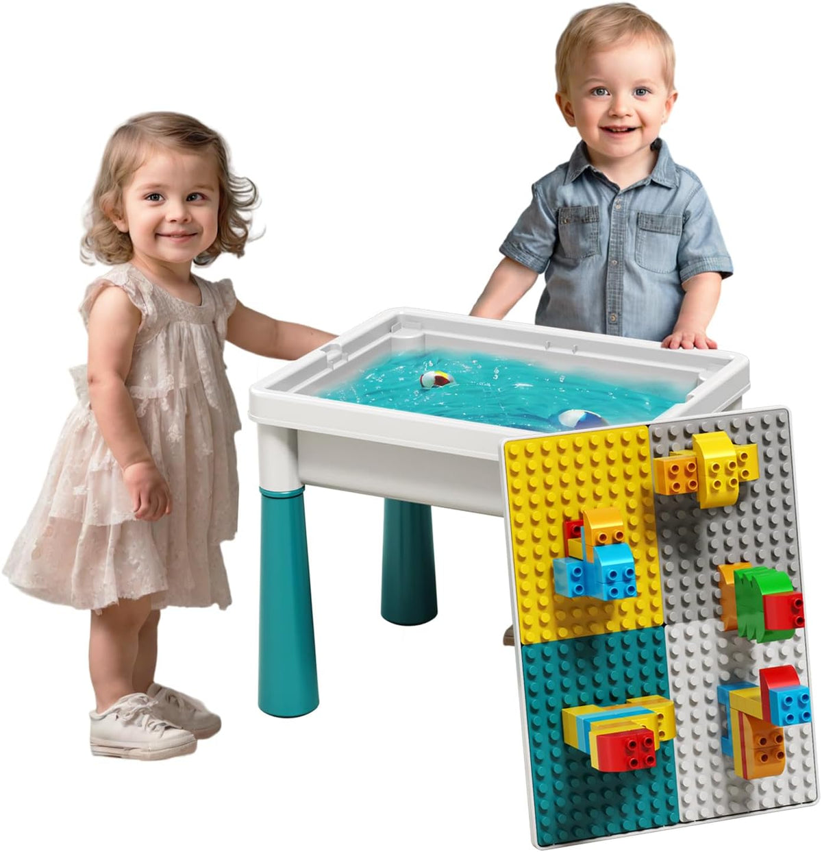 Pairez Toys Small Sensory Table for Toddlers 1-3