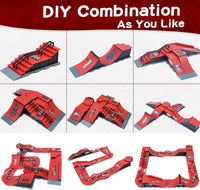 Gr8ware 6-in-1 fingerboard skate park with half pipe ramp and mini finger skateboards - view 6