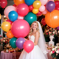 ASIYUHY Red Balloons 18 Inch 12 Pack Large Latex Party Balloons – Fun for Kids & Family - Pink Balloons - image 4