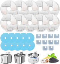 Cat Water Fountain Filter Replacement for Square 2.2L/73oz Pet - Filter / 10+10+10 Pack