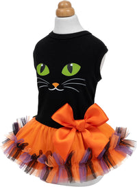 Fitwarm Halloween Skeleton Dog Dress - XX-Small / Spooky Cat - image 3