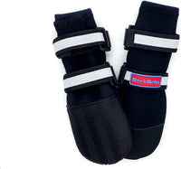 All Weather Neoprene Paw Protector Dog Boots with Reflective Straps - Black / Medium - image 2