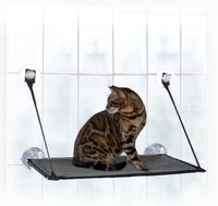 K&H Cat Window Perch, EZ Mount Kitty Sill - 12 X 23 Inches / No Bolster