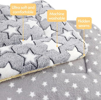 2 Pack Cat Blanket for Indoor Cats - Stars / 18X13 in - image 4