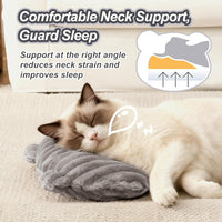 Dog Calming Pillow, Soft and Neck-Friendly - Medium ( 11" × 8" ) / Gray - image 2