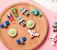 Kleeblatt Halloween erasers for kids shaped like pumpkins, ghosts, bats, skulls and cats - view 11