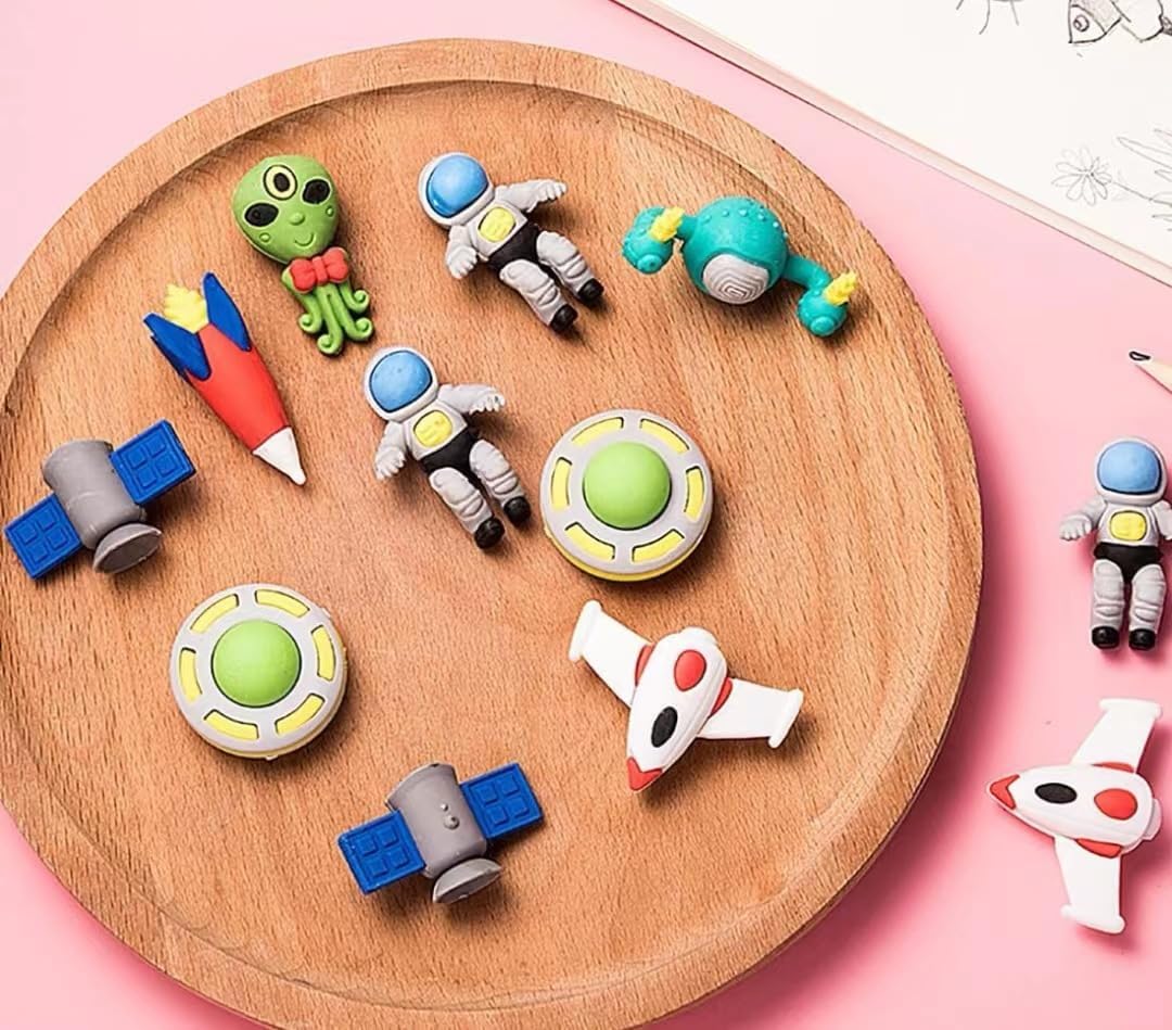 Kleeblatt Halloween erasers for kids shaped like pumpkins, ghosts, bats, skulls and cats - view 11