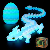 3D Printed Dragon Eggs with Dragon Inside - Glow in the Dark