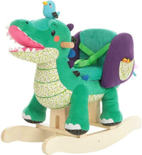 labebe, Baby Rocking Horse, Ride Unicorn - Green Crocodile