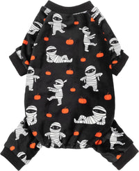 Fitwarm Funny Duck Dog Pajamas - Mummy & Pumpkin / Medium