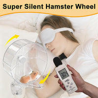 Hamster Wheel, 8.7" Super-Silent Exercise Wheels - Transparent / Large - image 2