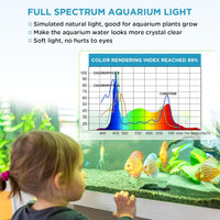hygger 14W Full Spectrum Aquarium Light with Aluminum Alloy Shell - 7W (5-8.5inch) - image 3