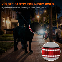 Taglory Reflective Large Dog Collar - Red / Large (Pack of 1) - image 4