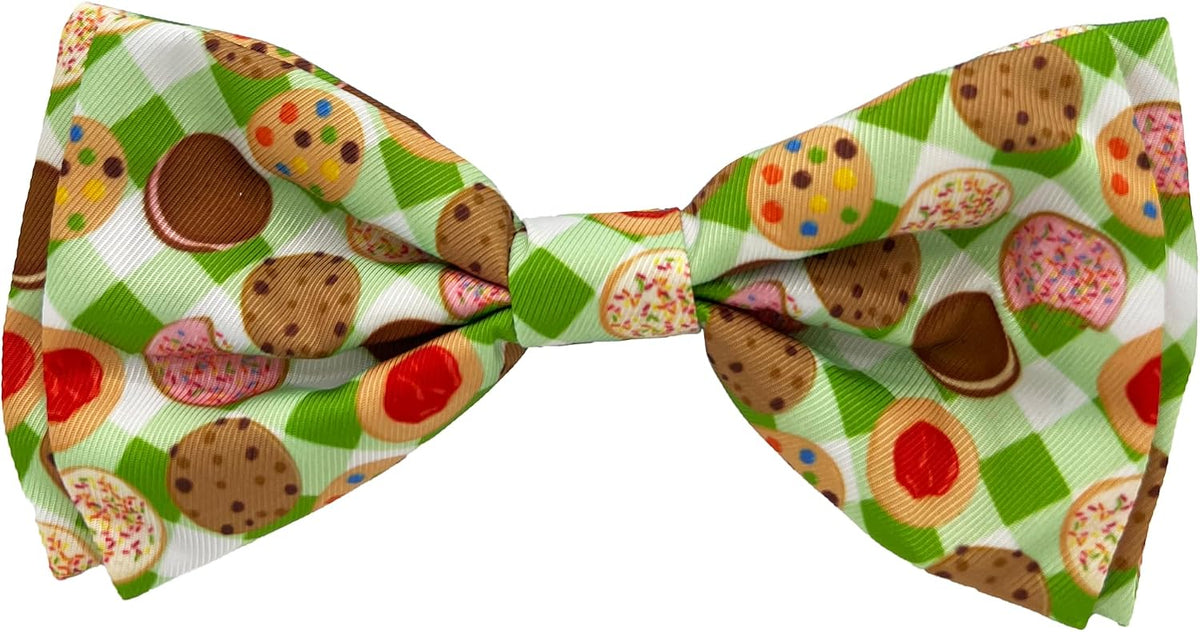 Huxley & Kent Pet Bow Tie for Dogs & Cats - Cookie Monster / Large