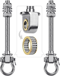 BeneLabel heavy duty stainless steel swing hangers with bearings, set of 2 - view 7