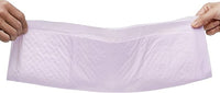 Amazon Basics Cat Pee Pads, 80 Count, Universal Fit for Litter Box, Odor Control with Fresh Scent, White/Purple