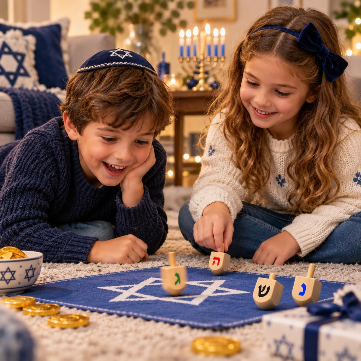 10-Pack Natural Wood Dreidels Hanukkah Draydel with English - 100-Pack - image 4